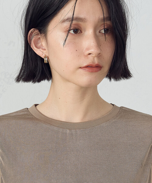 COMME CA ISM（コムサイズム）の「シャイニー　タンクトップ（タンクトップ・レディース・アイボリー/ブラック/チャコール/モカ・MEDIUM/LARGE）」の21枚目の写真