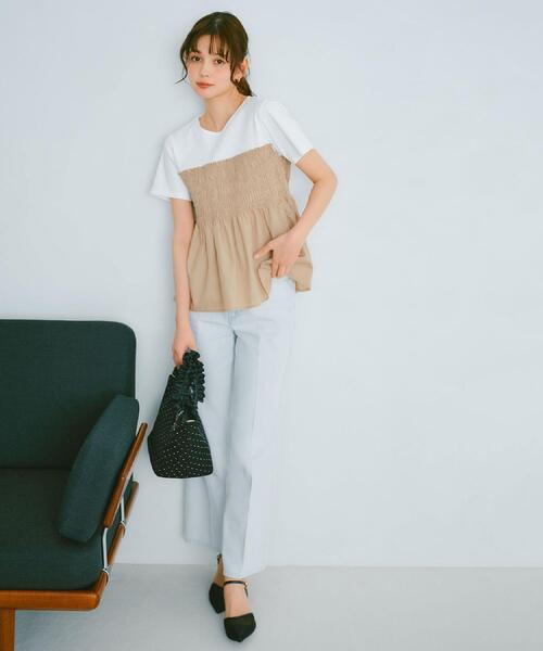 index（インデックス）の「チュールセパレートパンプス（パンプス・レディース・ブラック/ベージュ・03/01/02）」の5枚目の写真