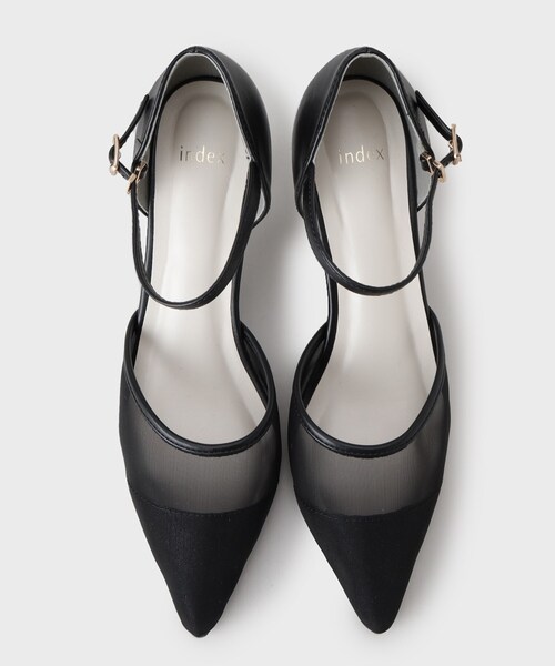 index（インデックス）の「チュールセパレートパンプス（パンプス・レディース・ブラック/ベージュ・03/01/02）」の10枚目の写真