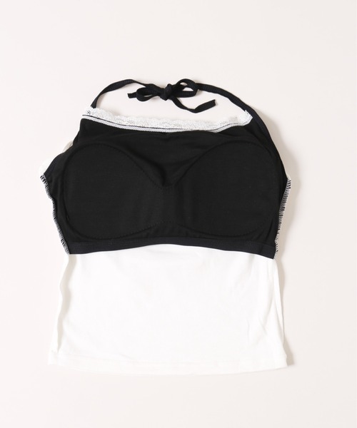 WEGO(ウィゴー)の「【PHILLY】メッセージロゴレイヤードキャミール(キャミソール・レディース・ホワイト/ブラック・FREE)」の18枚目の写真