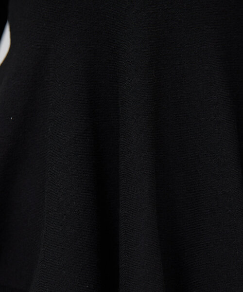 GALLARDAGALANTE（ガリャルダガランテ）の「【春夏素材にアップデート！】ペプラムプルオーバー（ニット/セーター・レディース・ライトグレー/ブルー/ブラック・FREE）」の10枚目の写真