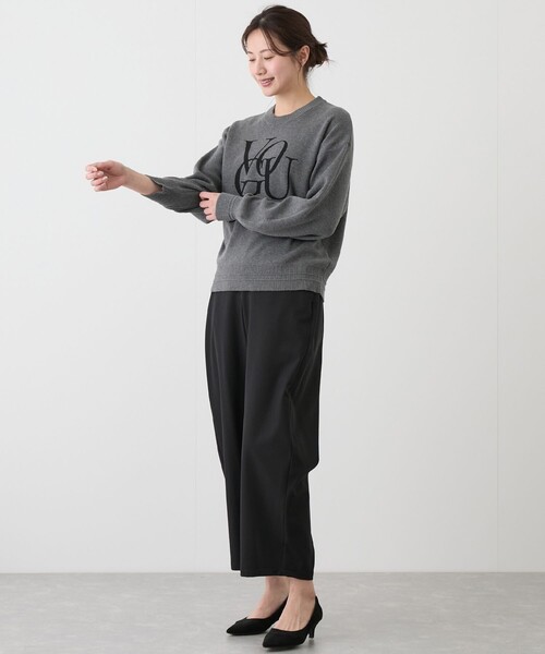 Jayro(ジャイロ)の「ジャガードロゴニットプルオーバー(ニット/セーター・レディース・パープル/チャコールグレー/ライトグレー・FREE)」の21枚目の写真