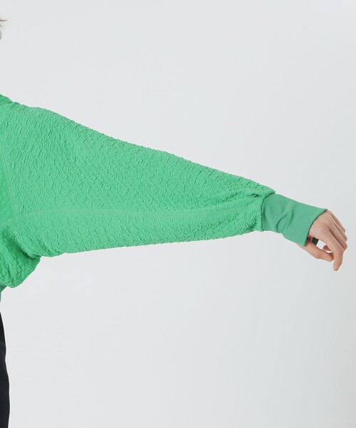 LOVELESS（ラブレス）の「ジャカードカットソーカーディガン（カーディガン/ボレロ・レディース・グリーン系その他/ブラック/オフホワイト・36）」の10枚目の写真