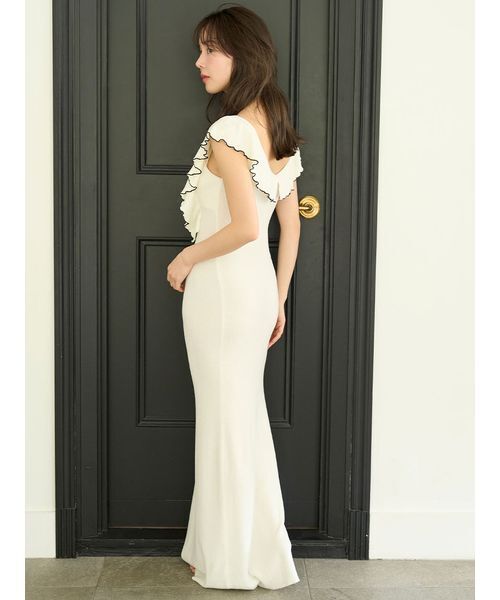 フリルニットワンピース（ルームウェア/パジャマ）｜SNIDEL HOME