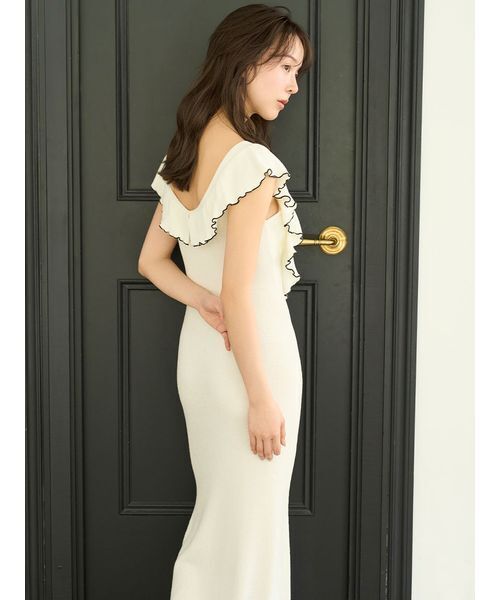 SNIDEL  チュールフリルワンピース ルームウェア 新品未使用 SNIDEL HOME（スナイデルホーム）の「チュールフリルワンピース