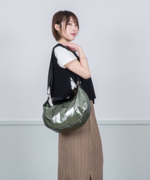 極美品 ジャックゴムショルダーバッグ ジャックゴム ショルダーバッグ レディース 斜めがけ 大人 軽量