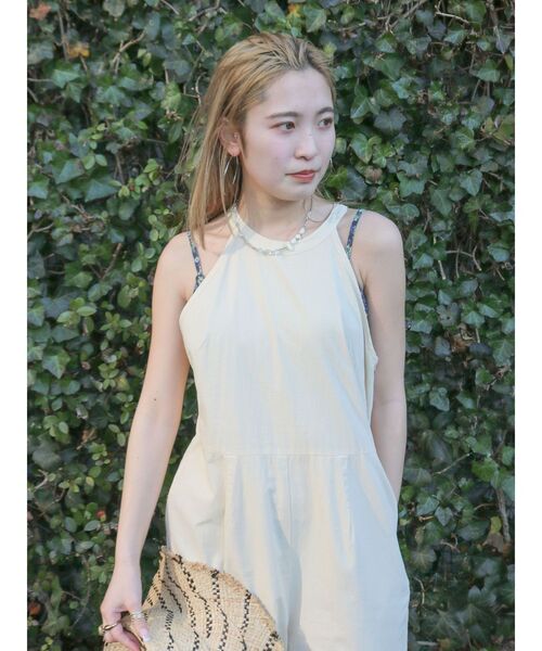 Ungrid（アングリッド）の「【WEB限定】アメスリデザインロンパース（サロペット/オーバーオール・レディース・イエロー/その他1/ブラック・FREE）」の4枚目の写真