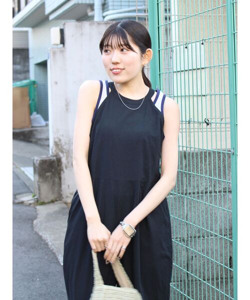 Ungrid（アングリッド）の「【WEB限定】アメスリデザインロンパース（サロペット/オーバーオール・レディース・イエロー/その他1/ブラック・FREE）」の7枚目の写真