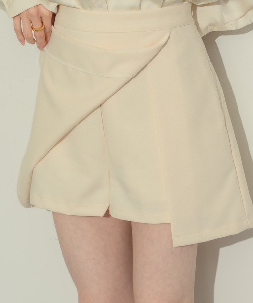 NEUNA（ヌナ）の「ラップミニスカート（スカート・レディース・ブラック/アイボリー・MEDIUM/SMALL）」の3枚目の写真