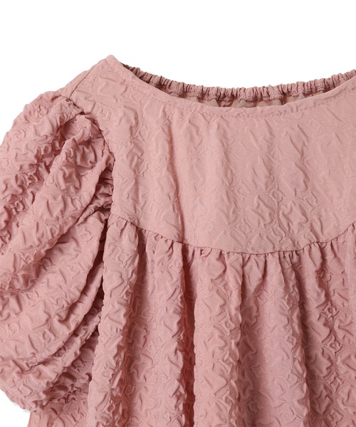 Piet(ピエット)の「ふんわり ボリューム バルーンスリーブ ブラウス(シャツ/ブラウス・キッズ・ブラック/オフホワイト/ピンク/グリーン・110/120/100/130)」の12枚目の写真