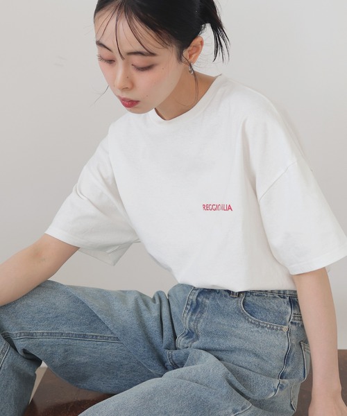 LIAN(リアン)の「フォトプリント半袖Tシャツ(Tシャツ/カットソー・レディース・ホワイト系3/ホワイト系1/ホワイト系2・FREE)」の12枚目の写真