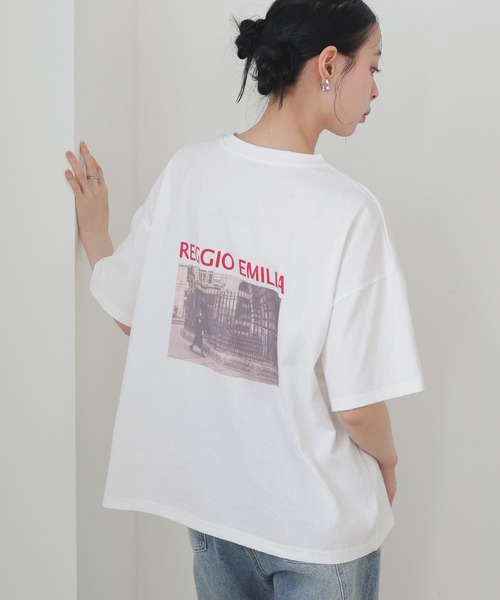 LIAN(リアン)の「フォトプリント半袖Tシャツ(Tシャツ/カットソー・レディース・ホワイト系3/ホワイト系1/ホワイト系2・FREE)」の13枚目の写真