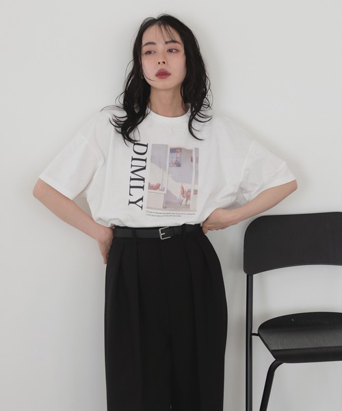 LIAN(リアン)の「フォトプリント半袖Tシャツ(Tシャツ/カットソー・レディース・ホワイト系3/ホワイト系1/ホワイト系2・FREE)」の20枚目の写真