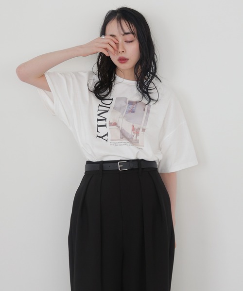 LIAN(リアン)の「フォトプリント半袖Tシャツ(Tシャツ/カットソー・レディース・ホワイト系3/ホワイト系1/ホワイト系2・FREE)」の22枚目の写真