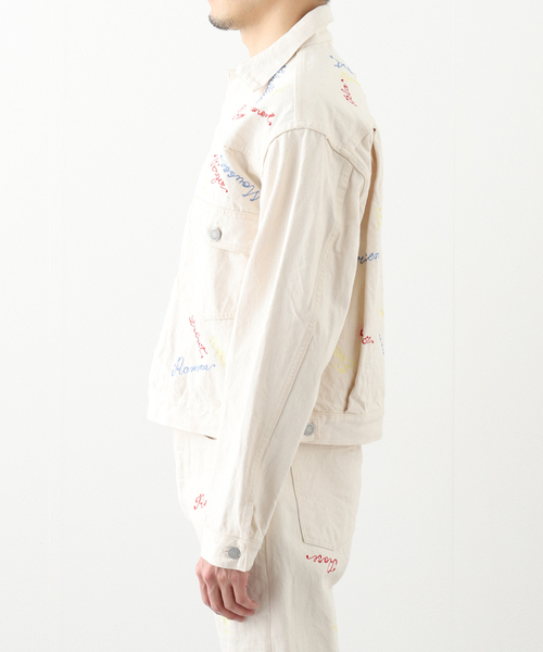 EDIFICE（エディフィス）の「Super stitch (スーパーステッチ) jacket special（デニムジャケット・メンズ・アイボリー・LARGE/MEDIUM/SMALL）」の6枚目の写真