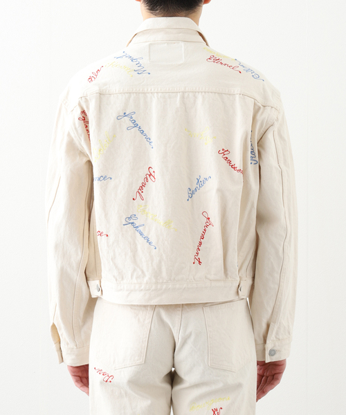 EDIFICE（エディフィス）の「Super stitch (スーパーステッチ) jacket special（デニムジャケット・メンズ・アイボリー・LARGE/MEDIUM/SMALL）」の7枚目の写真