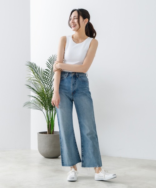 HANES(ヘインズ)の「【Hanes/ヘインズ】ブラ アメリカンスリーブ タンクトップ(タンクトップ・レディース・ブラック/杢グレー/ホワイト・FREE)」の14枚目の写真