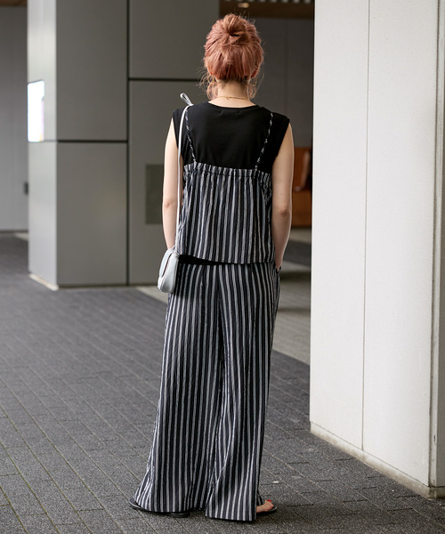 B.C STOCK（ベーセーストック）の「《3点セット》手洗い可 / キャミソールスタイル（その他パンツ・レディース・ネイビー/ブルー/ブラック・FREE）」の14枚目の写真