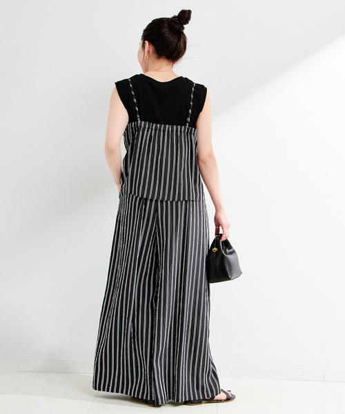 B.C STOCK（ベーセーストック）の「《3点セット》手洗い可 / キャミソールスタイル（その他パンツ・レディース・ネイビー/ブルー/ブラック・FREE）」の21枚目の写真