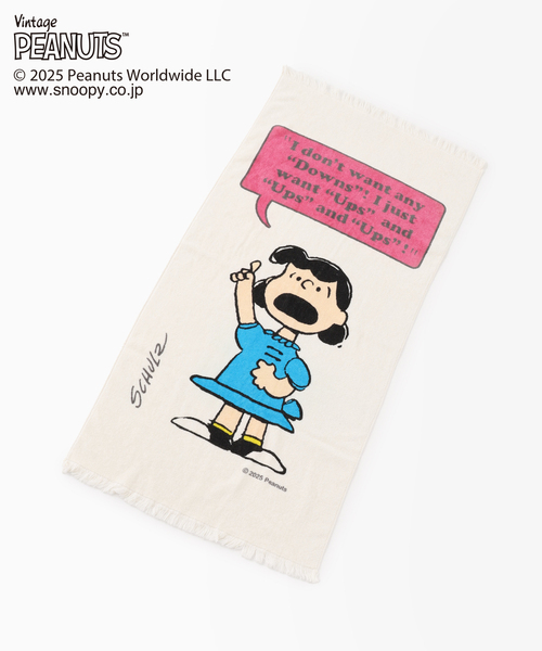 journal standard Furniture （ジャーナルスタンダードファニチャー）の「【PEANUTS×JOURNAL STANDARD FURNITURE】BATH TOWEL　バスタオル（タオル・レディース・ブルー系その他/グリーン/オレンジ/ピンク・FREE）」の13枚目の写真