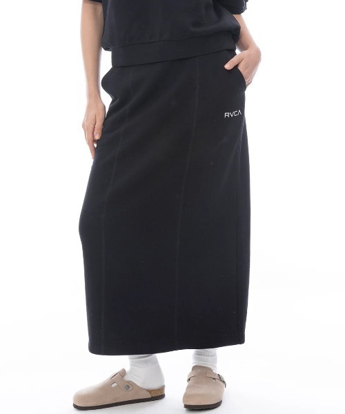 RVCA(ルーカ)の「RVCA レディース BALANCE BOX LONG SKIRT スカート 【2025年春夏モデル】/ルーカワンポイントロゴスカート(スカート・レディース・ブラック/ホワイト/グレー・SMALL/MEDIUM)」の19枚目の写真