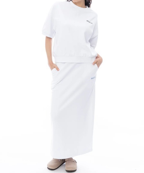 RVCA(ルーカ)の「RVCA レディース BALANCE BOX LONG SKIRT スカート 【2025年春夏モデル】/ルーカワンポイントロゴスカート(スカート・レディース・ブラック/ホワイト/グレー・SMALL/MEDIUM)」の18枚目の写真