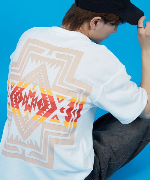 SIDEWAY STANCE(サイドウェイスタンス)の「【SIDEWAY STANCE】パイル地 半袖Tシャツ(Tシャツ/カットソー・メンズ・ホワイト/ライトグレー/ブラック/ホワイト系/ホワイト系1/ブラック系/ブラック系1/ライトグレー系/ライトグレー系1・SMALL/MEDIUM/LARGE/X-LARGE)」の3枚目の写真