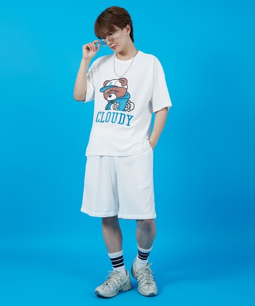 SIDEWAY STANCE(サイドウェイスタンス)の「【SIDEWAY STANCE】パイル地 半袖Tシャツ(Tシャツ/カットソー・メンズ・ホワイト/ライトグレー/ブラック/ホワイト系/ホワイト系1/ブラック系/ブラック系1/ライトグレー系/ライトグレー系1・SMALL/MEDIUM/LARGE/X-LARGE)」の15枚目の写真