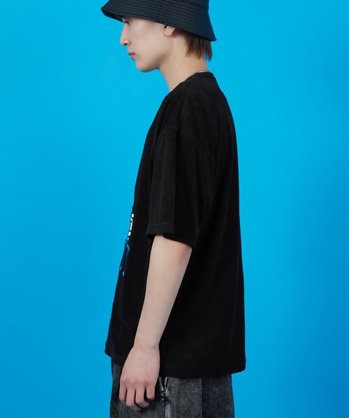 SIDEWAY STANCE(サイドウェイスタンス)の「【SIDEWAY STANCE】パイル地 半袖Tシャツ(Tシャツ/カットソー・メンズ・ホワイト/ライトグレー/ブラック/ホワイト系/ホワイト系1/ブラック系/ブラック系1/ライトグレー系/ライトグレー系1・SMALL/MEDIUM/LARGE/X-LARGE)」の17枚目の写真