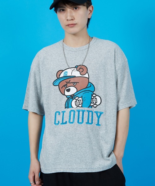 SIDEWAY STANCE(サイドウェイスタンス)の「【SIDEWAY STANCE】パイル地 半袖Tシャツ(Tシャツ/カットソー・メンズ・ホワイト/ライトグレー/ブラック/ホワイト系/ホワイト系1/ブラック系/ブラック系1/ライトグレー系/ライトグレー系1・SMALL/MEDIUM/LARGE/X-LARGE)」の22枚目の写真