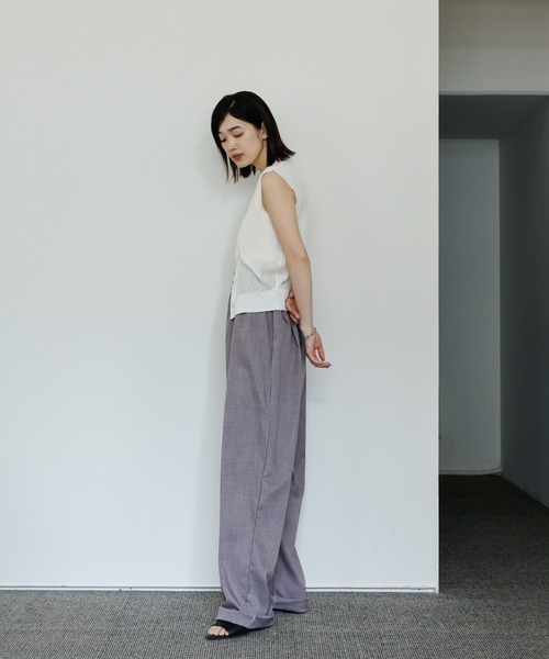 select MOCA Et(セレクトモカエト)の「【Et】Tapered overalls(サロペット/オーバーオール・レディース・ブラック/グレー・FREE)」の15枚目の写真