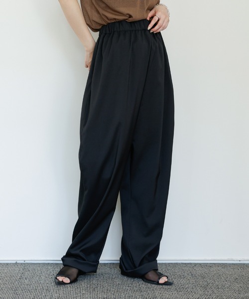 select MOCA Et(セレクトモカエト)の「【Et】Tapered overalls(サロペット/オーバーオール・レディース・ブラック/グレー・FREE)」の21枚目の写真
