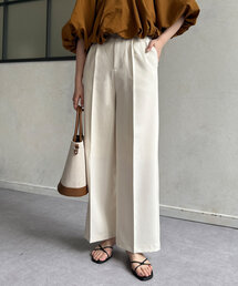 Chez toi | 【細身サイズ】2タックスラックスパンツ(その他パンツ)