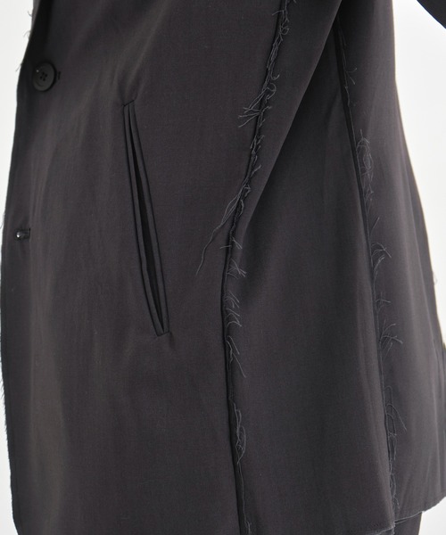 ANTHEM A(アンセムエー)の「CONZ別注wool broken jacket/2Bジャケット/セットアップ/ANTHEM A(テーラードジャケット・メンズ・ストライプ/ダークグレー・L/M)」の9枚目の写真