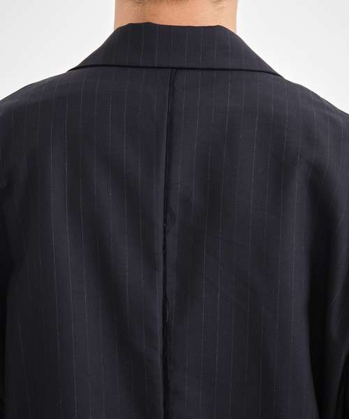 ANTHEM A(アンセムエー)の「CONZ別注wool broken jacket/2Bジャケット/セットアップ/ANTHEM A(テーラードジャケット・メンズ・ストライプ/ダークグレー・L/M)」の16枚目の写真