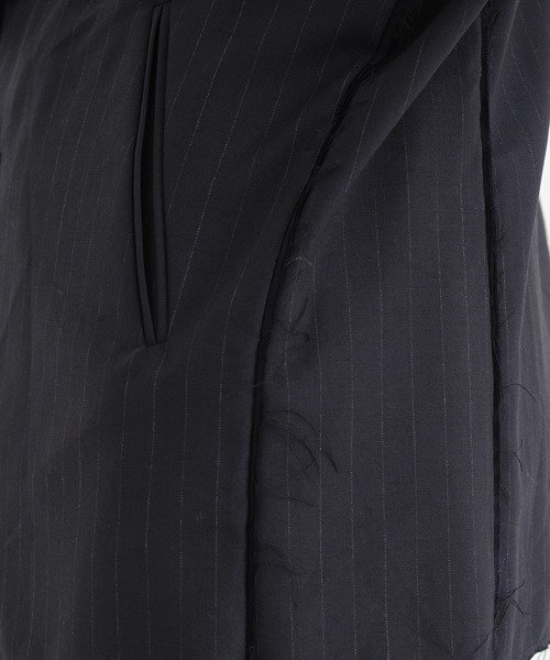 ANTHEM A(アンセムエー)の「CONZ別注wool broken jacket/2Bジャケット/セットアップ/ANTHEM A(テーラードジャケット・メンズ・ストライプ/ダークグレー・L/M)」の17枚目の写真
