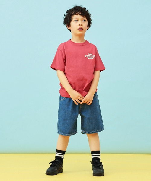 Lee（リー）の「Lee/リー【110-150cm】キッズ シンプルデニムショーツ（デニムパンツ・キッズ・ブルー/ストライプ/インディゴブルー・140/150/110/120/130）」の19枚目の写真