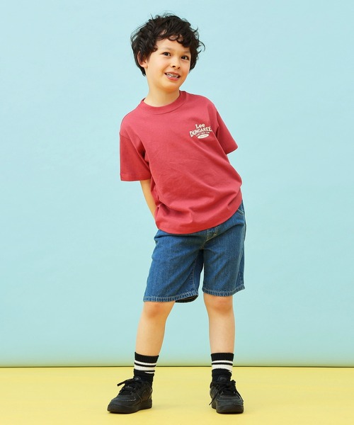 Lee（リー）の「Lee/リー【110-150cm】キッズ シンプルデニムショーツ（デニムパンツ・キッズ・ブルー/ストライプ/インディゴブルー・140/150/110/120/130）」の20枚目の写真