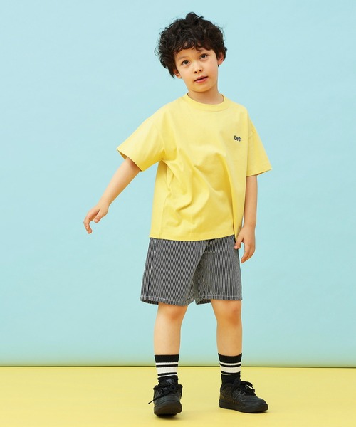 Lee（リー）の「Lee/リー【110-150cm】キッズ シンプルデニムショーツ（デニムパンツ・キッズ・ブルー/ストライプ/インディゴブルー・140/150/110/120/130）」の10枚目の写真