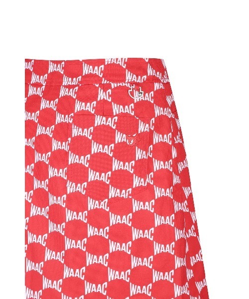 WAAC（ワック）の「WOMENS ハイウエスト WAACロゴスカート（スカート・レディース・レッド・X-SMALL/MEDIUM/LARGE/SMALL）」の4枚目の写真