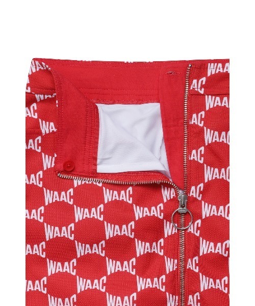 WAAC（ワック）の「WOMENS ハイウエスト WAACロゴスカート（スカート・レディース・レッド・X-SMALL/MEDIUM/LARGE/SMALL）」の5枚目の写真