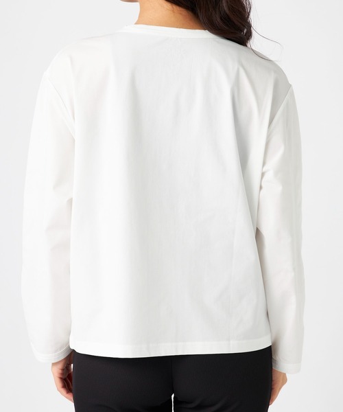 Ocean Pacific（オーシャンパシフィック）の「【OP/オーピー】レディースカーディガン/水陸両用UPF50ボーダーカーディガンタイプラッシュガード(水着)（ラッシュガード・レディース・ホワイト/ブラック/ブラック×ホワイト・MEDIUM/LARGE/X-LARGE）」の12枚目の写真