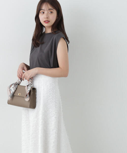 PROPORTION BODY DRESSING(プロポーションボディドレッシング)の「ベーシックTシャツ / 1215160502(Tシャツ/カットソー・レディース・ダークグレー/ピンク/ホワイト・FREE)」の4枚目の写真