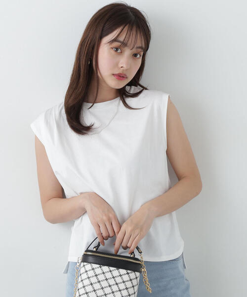 PROPORTION BODY DRESSING(プロポーションボディドレッシング)の「ベーシックTシャツ / 1215160502(Tシャツ/カットソー・レディース・ダークグレー/ピンク/ホワイト・FREE)」の2枚目の写真