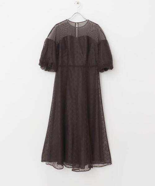 URBAN RESEARCH ROSSO WOMEN（アーバンリサーチ　ロッソ）の「幾何学レースドレス（ワンピース・レディース・ライトグレー/ブラウン・FREE）」の13枚目の写真