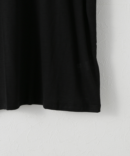 BASERANGE(ベースレンジ)の「【BASERANGE/ベースレンジ】 CORE TEE SHIRT(Tシャツ/カットソー・レディース・ブラック/ベージュ/ブラウン/アイボリー・SMALL)」の7枚目の写真