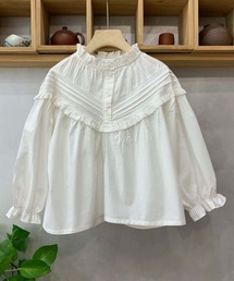 aimoha（アイモハ）の「【aimoha-KIDS-】ピンタックフリルヨークブラウス（シャツ/ブラウス・キッズ）」