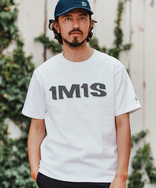 1minute 1second(ワンミニットワンセカンド)の「mt9680-10oz bold print T-shirt Tシャツ(Tシャツ/カットソー・メンズ・ベージュ×ブラック/ブラック×ホワイト/ホワイト×グレー・S/M/L/XL)」の10枚目の写真