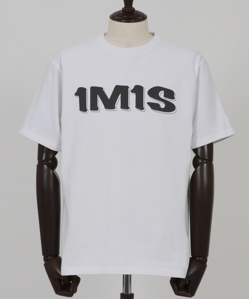 1minute 1second(ワンミニットワンセカンド)の「mt9680-10oz bold print T-shirt Tシャツ(Tシャツ/カットソー・メンズ・ベージュ×ブラック/ブラック×ホワイト/ホワイト×グレー・S/M/L/XL)」の20枚目の写真