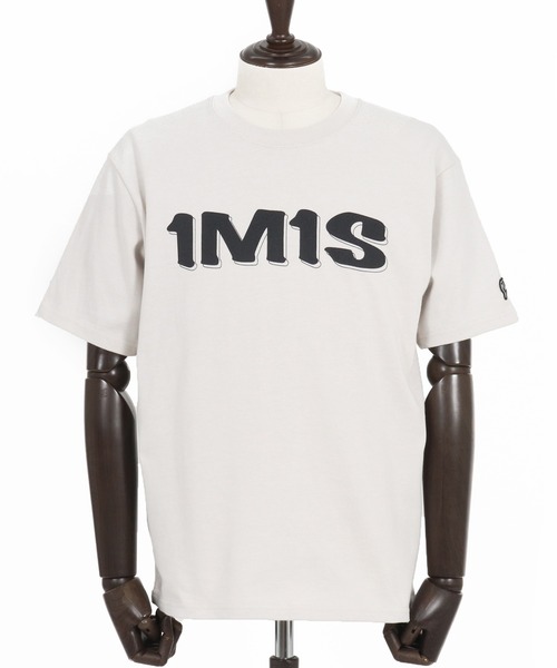 1minute 1second(ワンミニットワンセカンド)の「mt9680-10oz bold print T-shirt Tシャツ(Tシャツ/カットソー・メンズ・ベージュ×ブラック/ブラック×ホワイト/ホワイト×グレー・S/M/L/XL)」の21枚目の写真